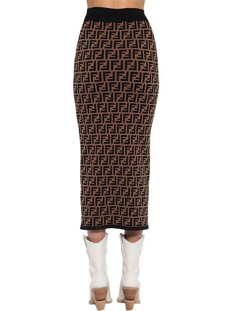 fendi logo skirt|Fendi skirts girls.